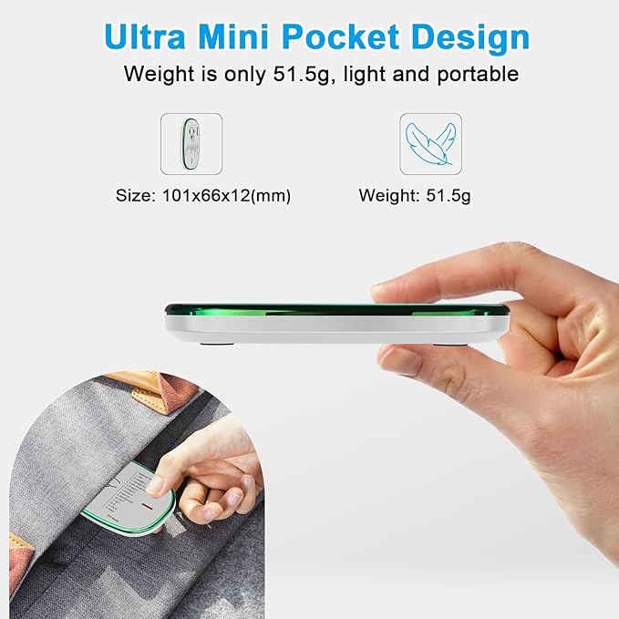 Lector RFID USB 125KHz y 13.56MHz – Plug & Play, Compatible con Windows, Linux, Android e iOS (Blanco)