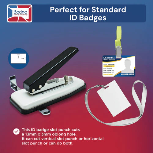 Perforadora Manual para Tarjetas de Identificación – Compatible con Todas las Tarjetas PVC