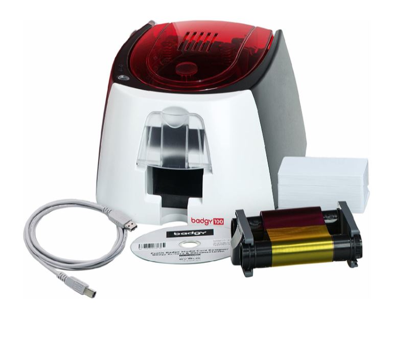 Impresora de tarjetas plásticas a color Badgy100