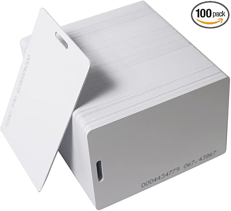 Tarjetas RFID (Pkt 100, Con Agujero)