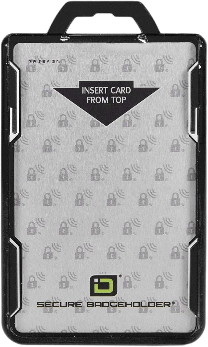 Porta credenciales seguro con bloqueo RFID (Pkt 5)